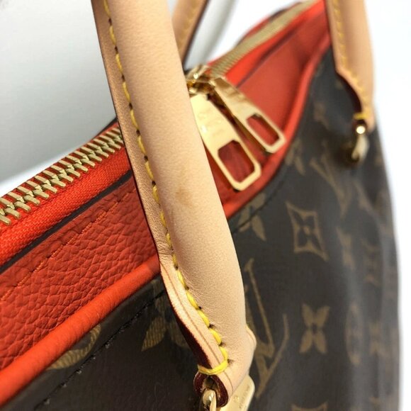 LOUIS VUITTON M41148 Pallas 2WAY Bag Shoulder Bag Hand Bag MonogramCanvas Brown - Picture 9 of 15